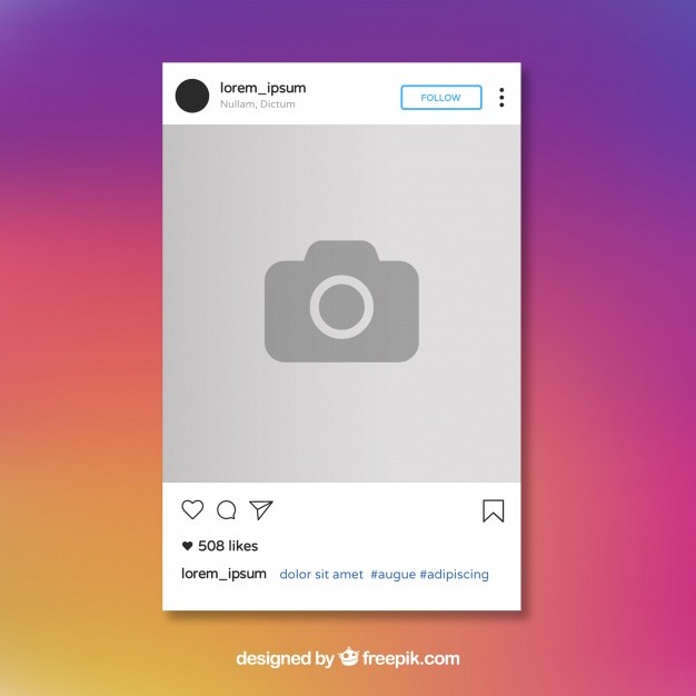 Instagram Post Template Vector Free Download