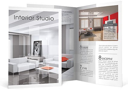 Interior Brochure Template Design ID 0000000910 SmileTemplates Com