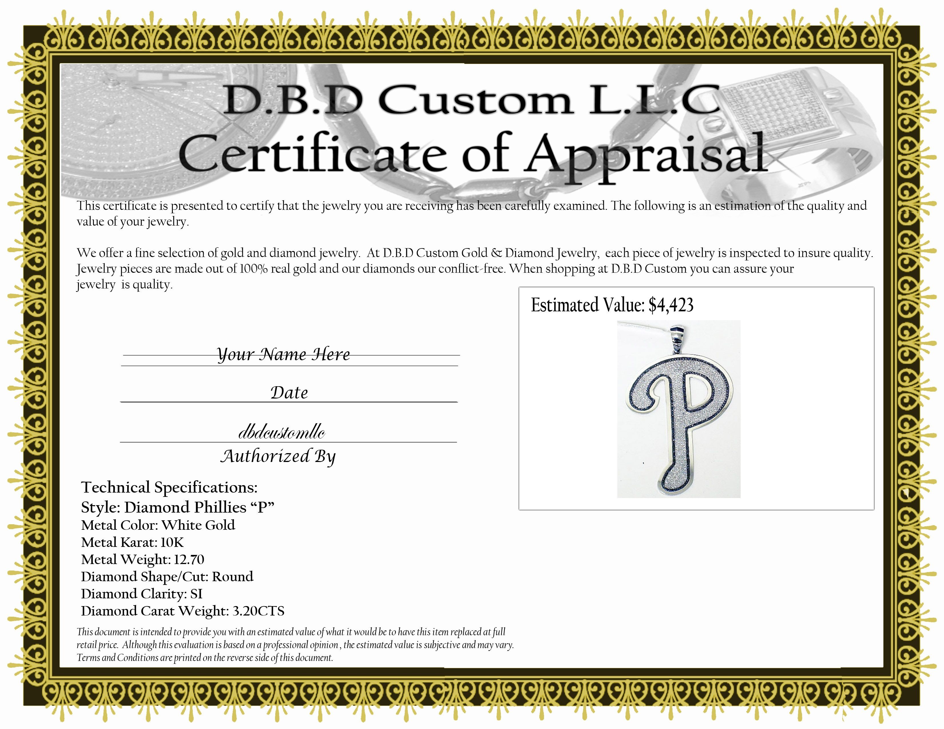 Jewelry Appraisal Certificate Template Is A Senior Reverse Home Diamond