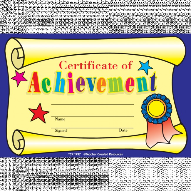 Kids Certificates Certificate Of Achievement Awards Free Delivery For