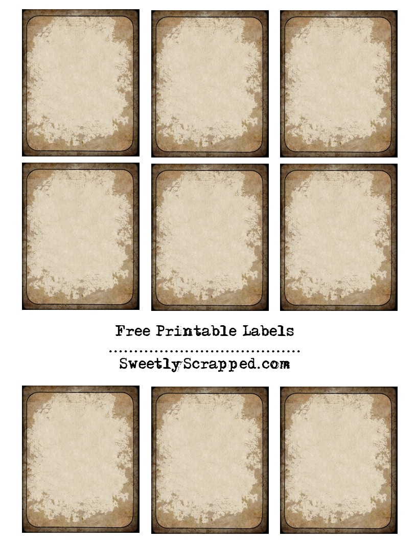 Labels Sweetly Scrapped S Free Printables Digi And Clip Art Printable Square