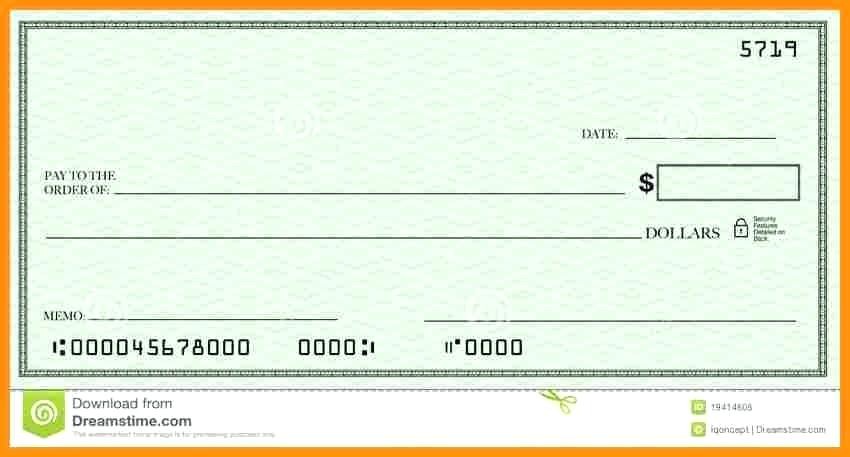 Large Blank Check Template Gbooks Big