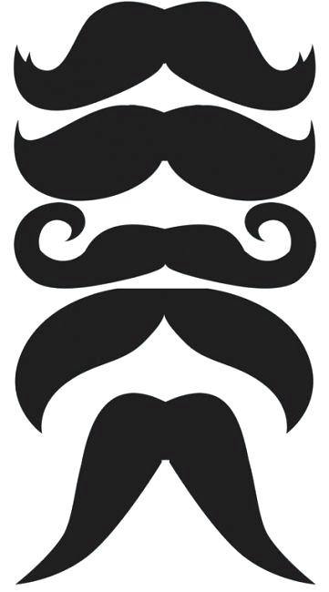 Large Mustache Template Free Printable Baby