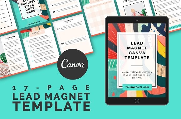 Lead Magnet Canva Template Brochure Templates Creative