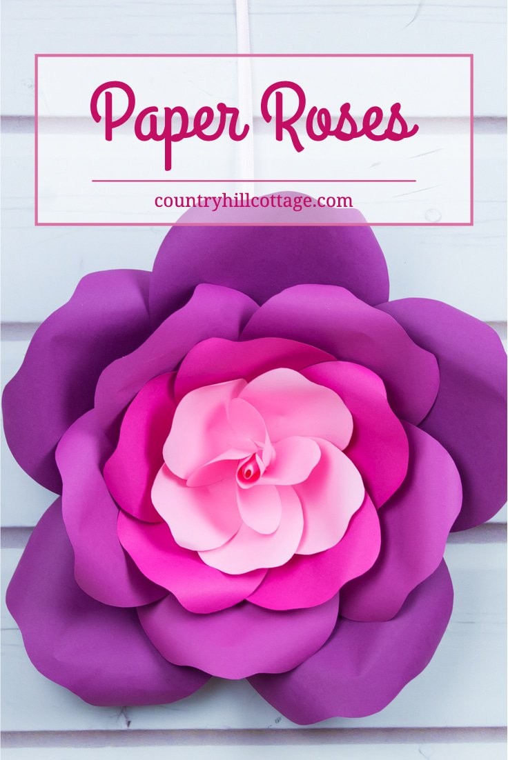 Learn To Make Giant Paper Roses In 5 Easy Steps And Get A Free Rose Flower