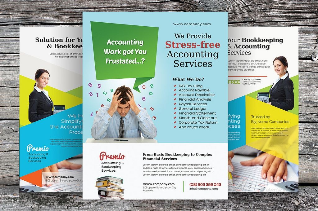 Let S Be Candid Tmp Pinterest Accounting Bookkeeping Free Services Flyer Template