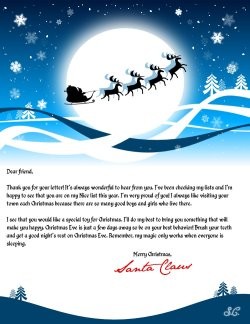 Letter From Santa Create A Personalized Claus Free Printable