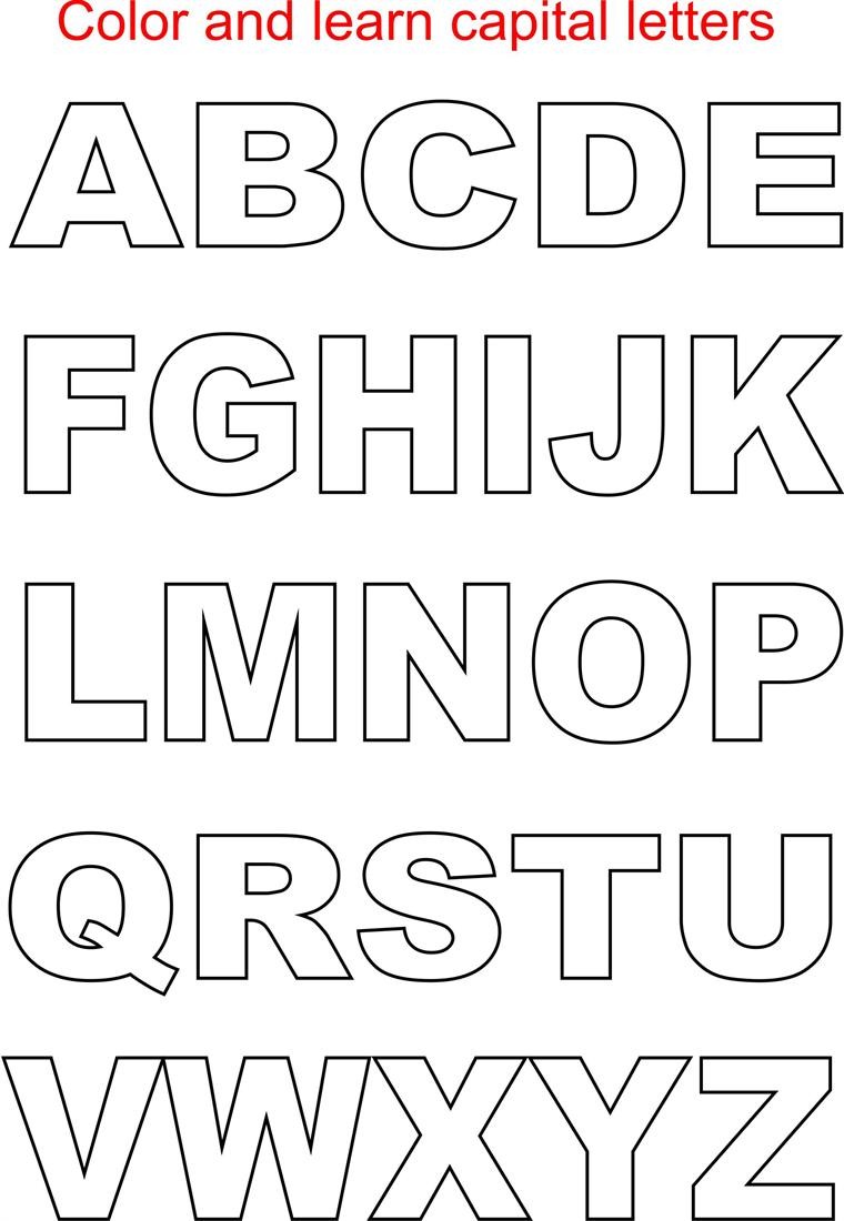 Letter Print Outs Solid Clique27 Com Alphabet Printouts