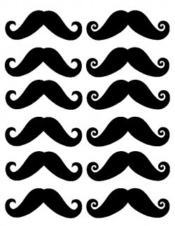 Lg Mustaches Mustache Party Decorations Free Printable