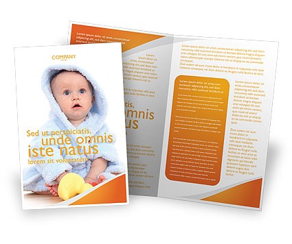 Little Baby Brochure Template Design And Layout Download Now 03426 Pediatric Templates