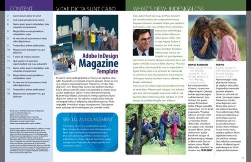Magazine Layout Templates Free Exclusive Adobe InDesign Indesign