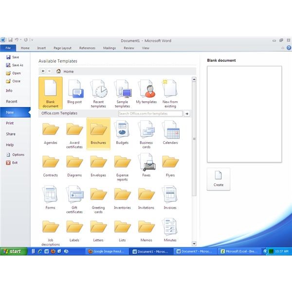 Make A Brochure In Microsoft Word Document Template