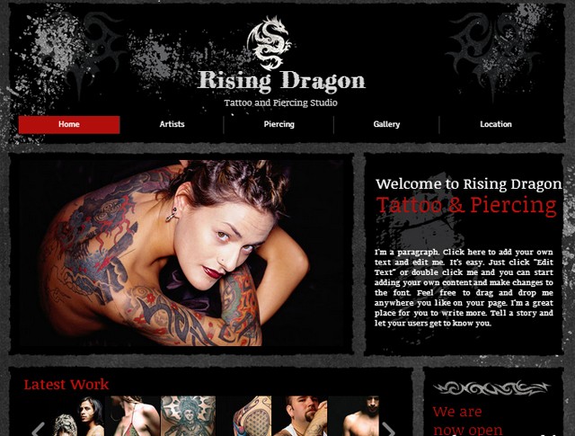 Make Tattoo Designs Website For Free Templates Perfect Template