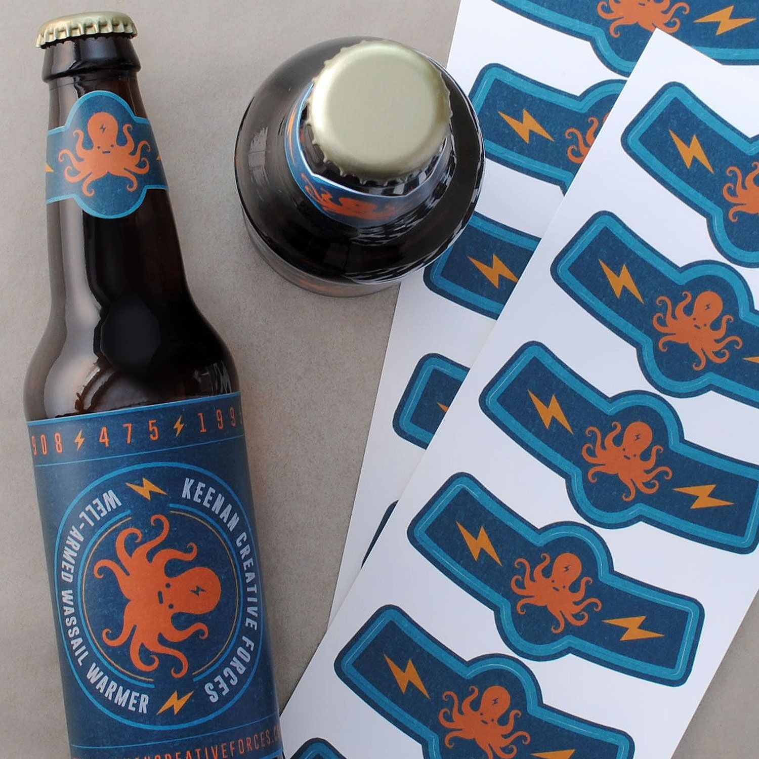 Make Your Ow Beer Labels And Neck To Match Design Online Or Custom