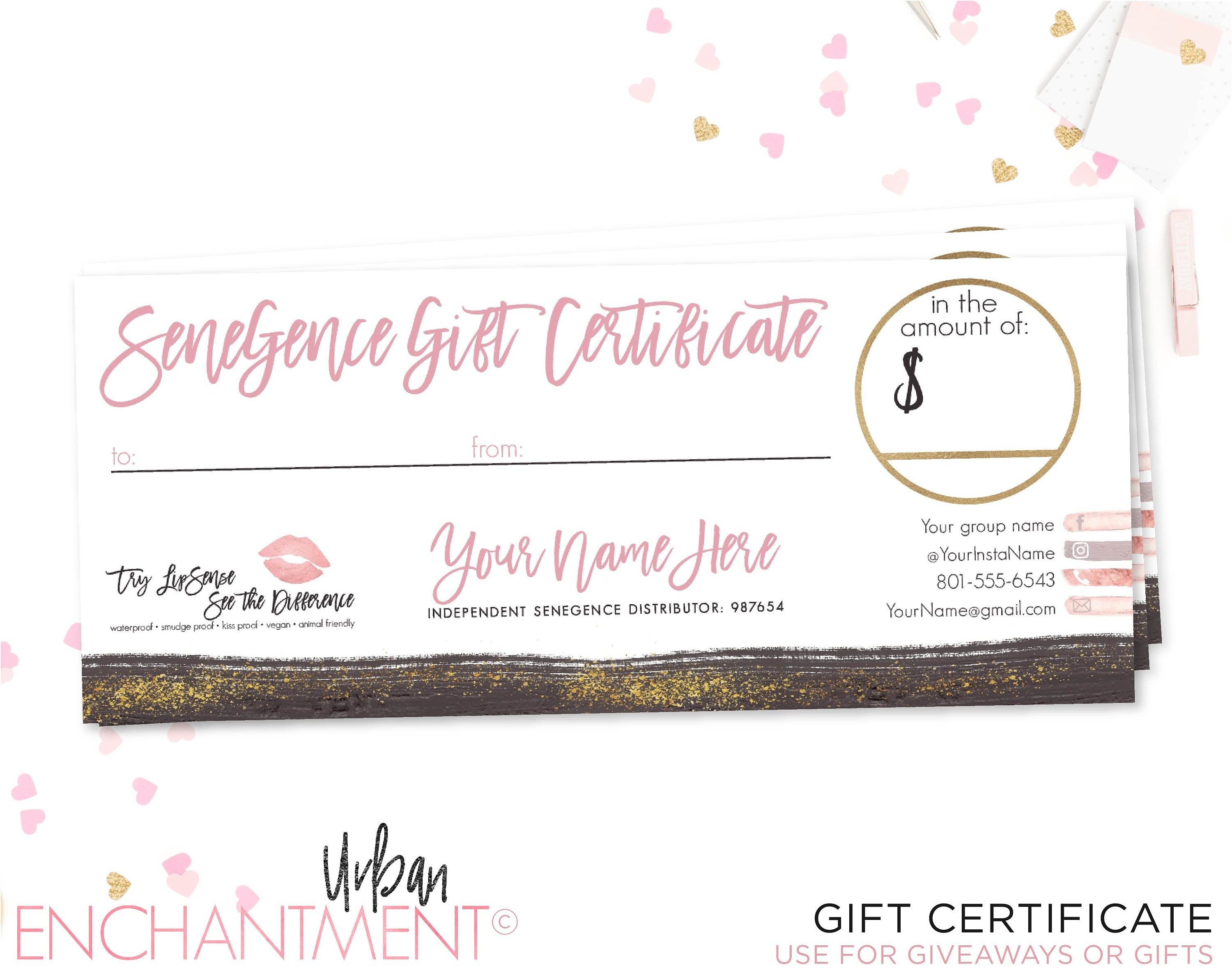 Makeup Gift Certificate Template Zrom Tk