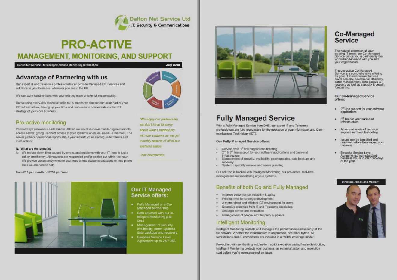 Managed Services Brochure Template 17 Service Flyers Design