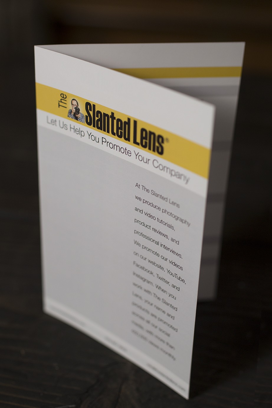Marketing With Brochures From Vistaprint The Slanted Lens