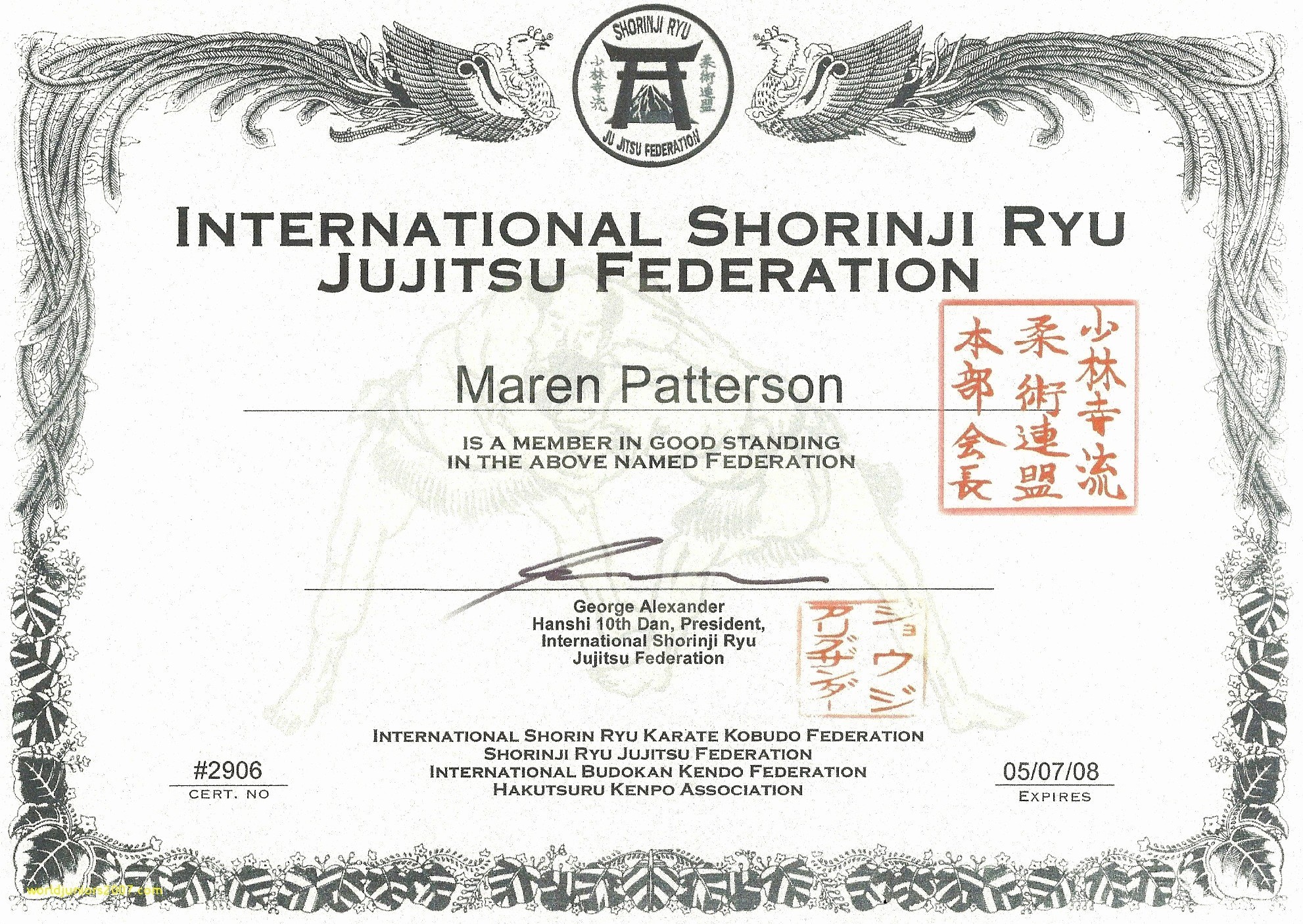 Martial Art Certificate Templates Free Tripdrip Us Karate Certificates