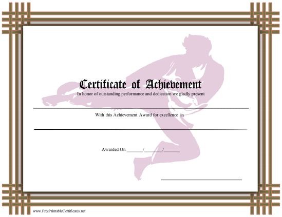 Martial Arts Certificate Templates 10 Free Sample Karate