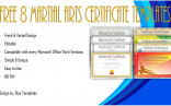 Martial Arts Certificate Templates Word Biya Karate Certificates Free