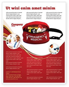 Medical Kit Flyer Template Background In Microsoft Word Publisher First Aid