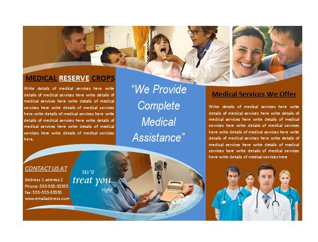 Medical Office Brochure Templates Ukran Agdiffusion Com Doctor S Template