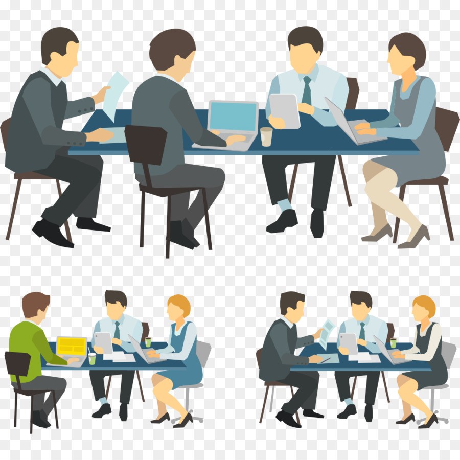 Meeting Royalty Free Illustration Vector Business People Png
