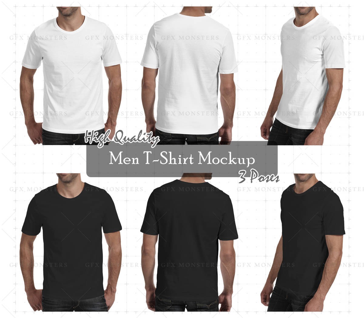 Men Tshirt Mockup PNG PSD Front Back Perspective Etsy T Shirt