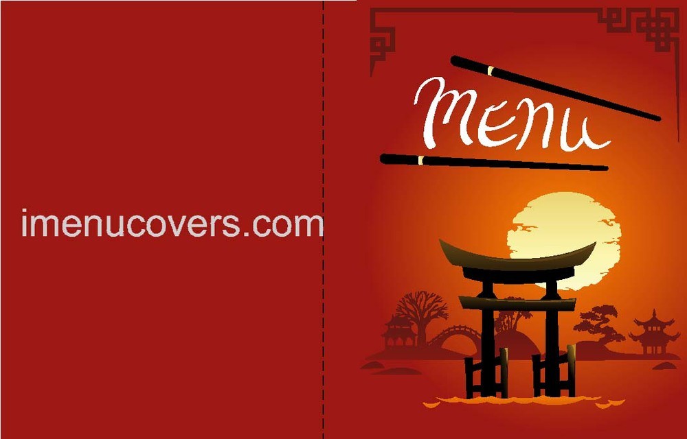 Menu Covers Leather Color Print Linen Custom Restaurant Hotel Asian