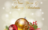 Merry Christmas Card Vector 2 Sources Free Psd