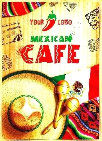 Mexico Brochure Template Food Flyer Ad Design