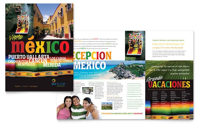 Mexico Travel Brochure Template