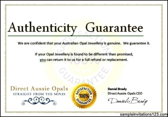 Microsoft Certificate Of Authenticity Template Com Free Word