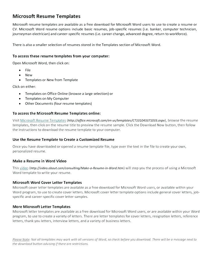 Microsoft Works Resume Template Related Post Free Templates