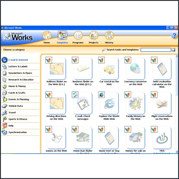 Microsoft Works Templates S For Pc Archives Southbay Robot Free