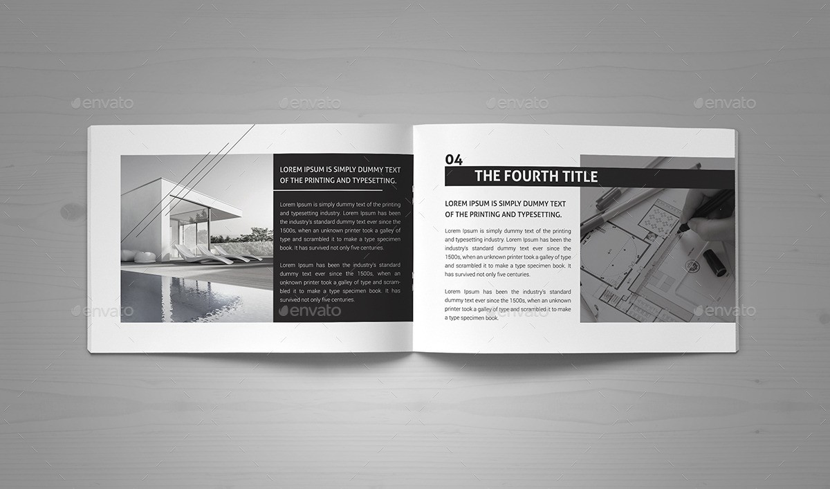 Minimal Modern Black White Architecture Brochure By Pro Gh And