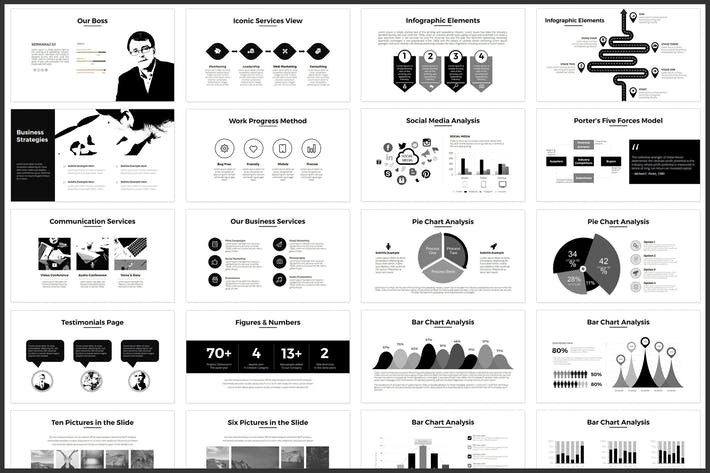 Minimal PowerPoint Template By Graphix Shiv On Envato Elements Minimalist