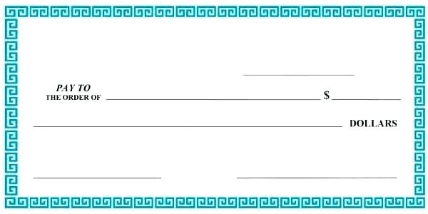 Mock Cheque Template Free Download Blank Check Word Vector Formats Presentation