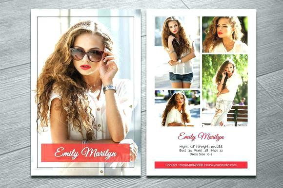 Model Comp Card Template Here Are 3 Templates For Zed Adobe Front