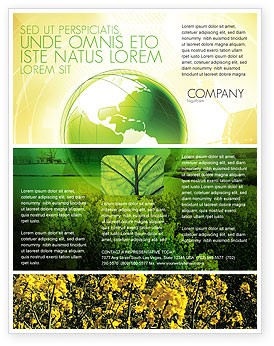 Modern Agriculture Flyer Template Background In Microsoft Word Brochure Templates