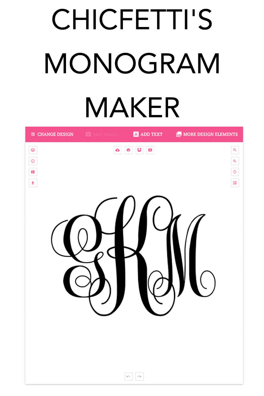 Monogram Maker Make Your Own Monograms Using Our Free Online Chicfetti