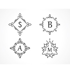 Monogram Vector Images Over 82 000 Free