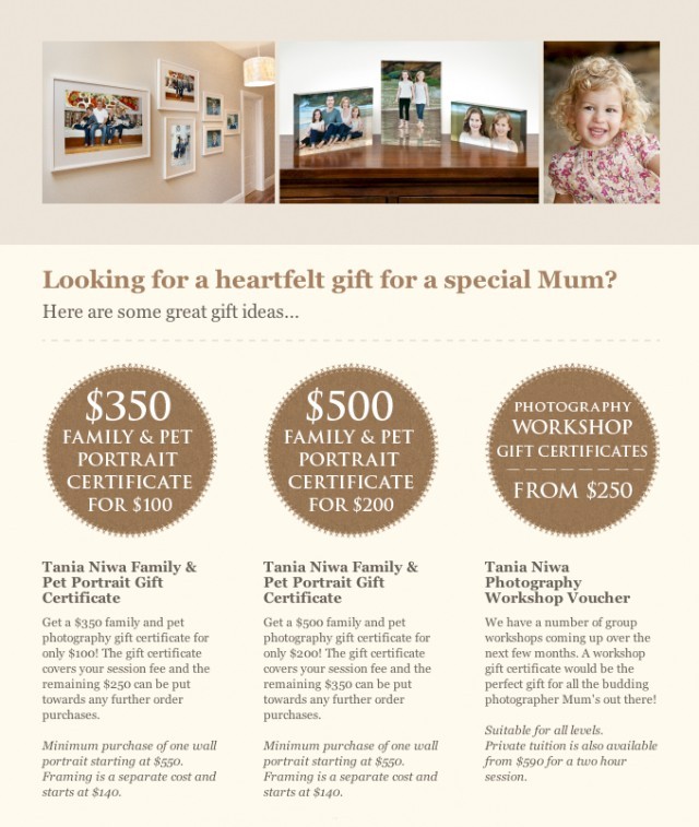 Mothers Day Gift Ideas Photography S