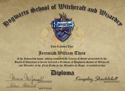 My Hogwarts Diploma By Joekabox On DeviantArt Make Your Own