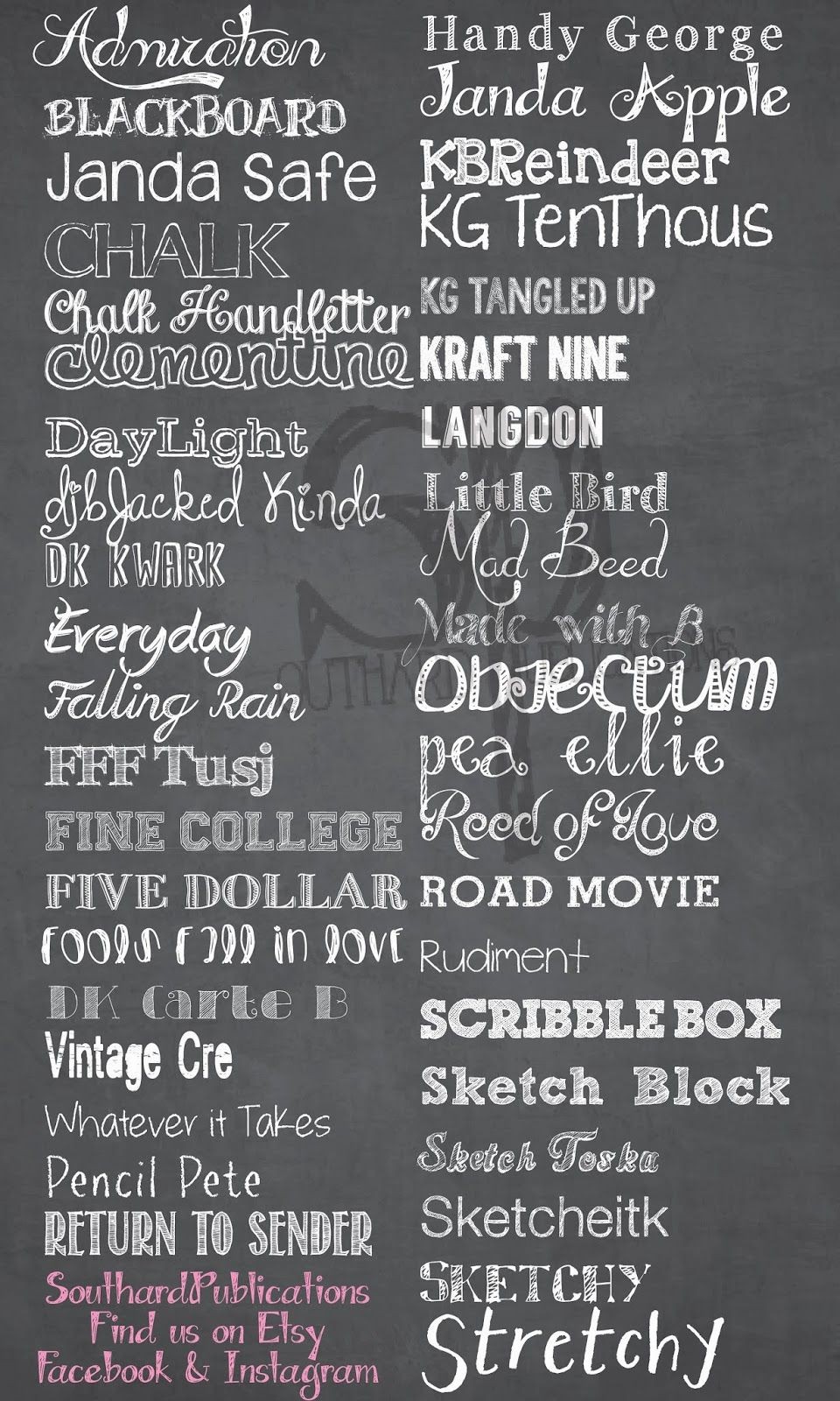 My New Blog SouthardBelle Free Chalkboard Fonts Southern Arrow Sign