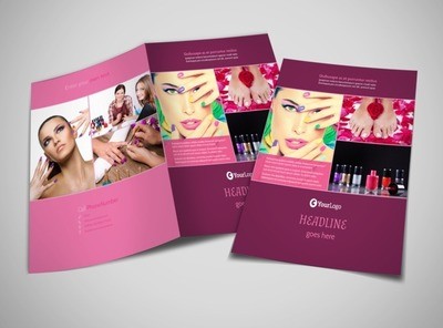 Nail Salon Brochure Template MyCreativeShop