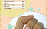 Nail Salon Flyer Template With Prices Shapes Pinterest Free