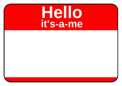 Name Tag Label Templates Hello My Is Template