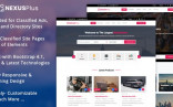 NexusPlus Classified Ads Website Template By UIdeck ThemeForest Bootstrap