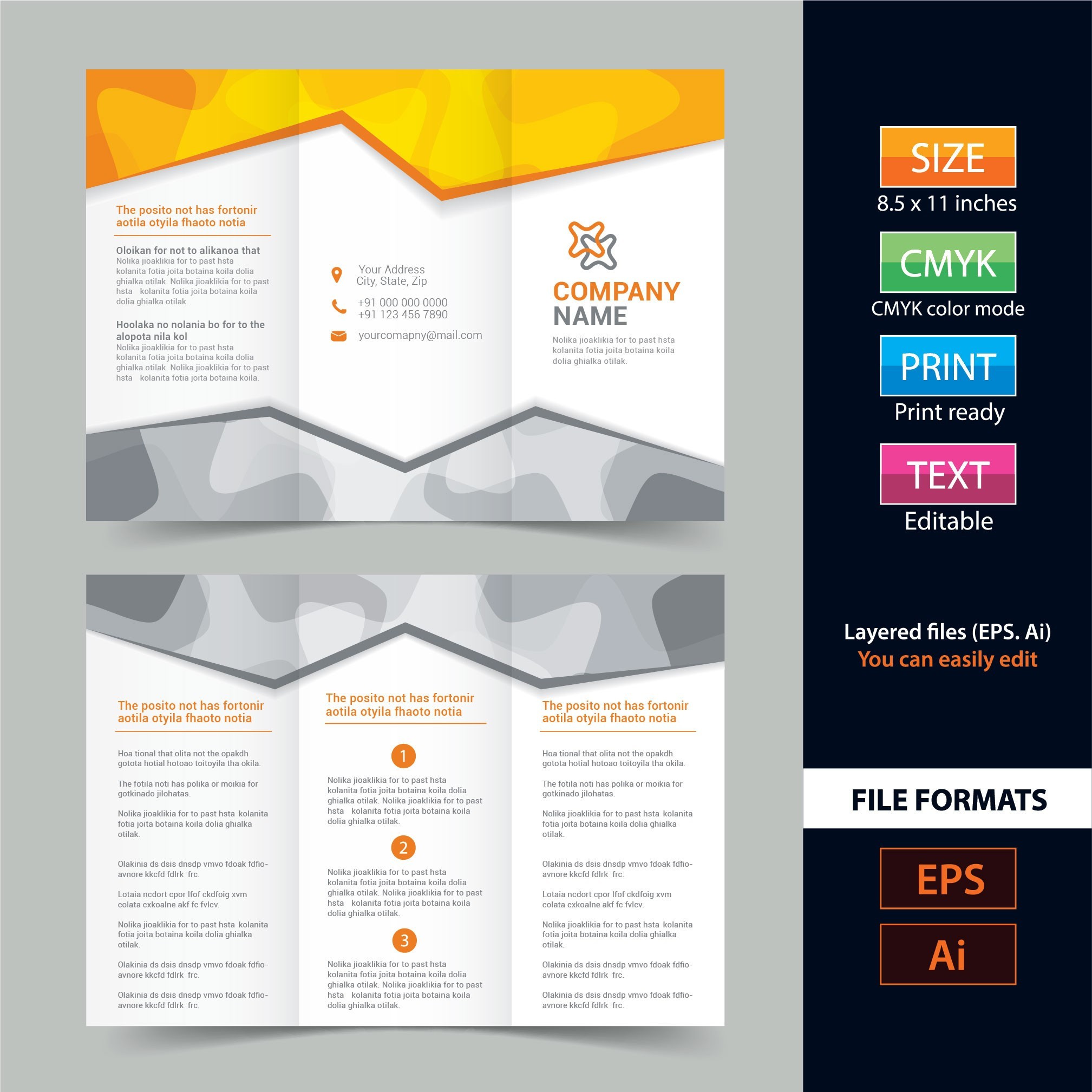 Ngo Brochure Templates Awesome More Non Profit